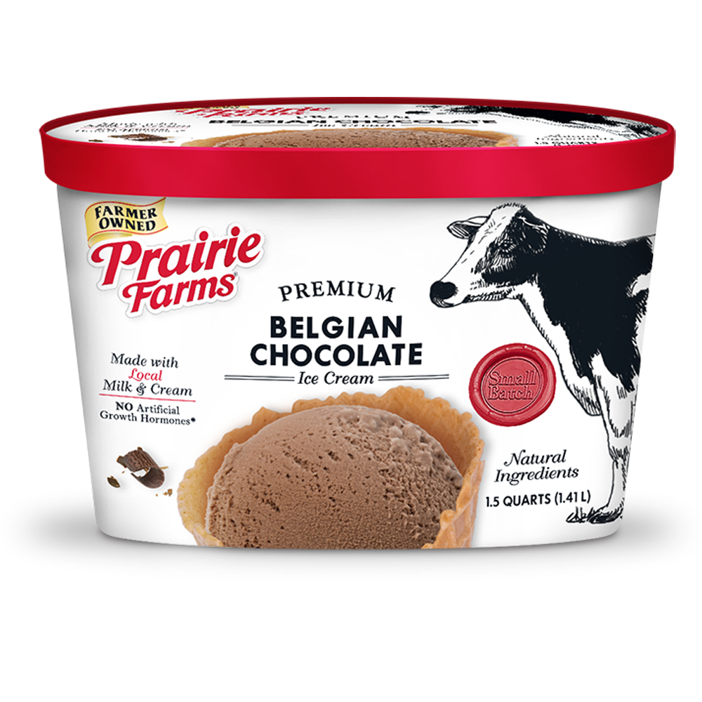 Premium Small Batch Ice Cream, Belgian Chocolate