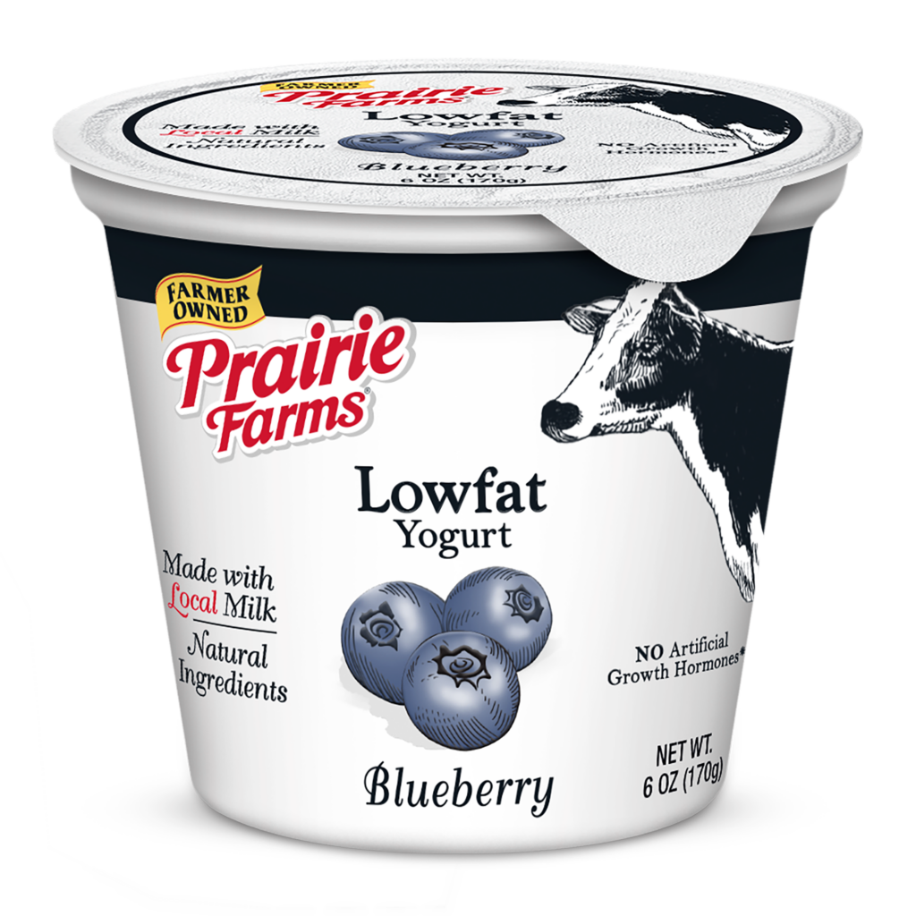 Lowfat Blueberry Yogurt Prairie Farms Dairy Inc