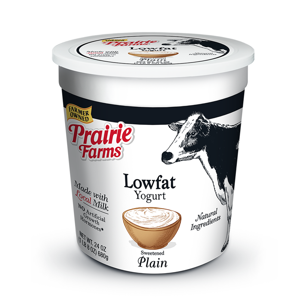 Lowfat Sweetened Plain Yogurt Prairie Farms Dairy, Inc.