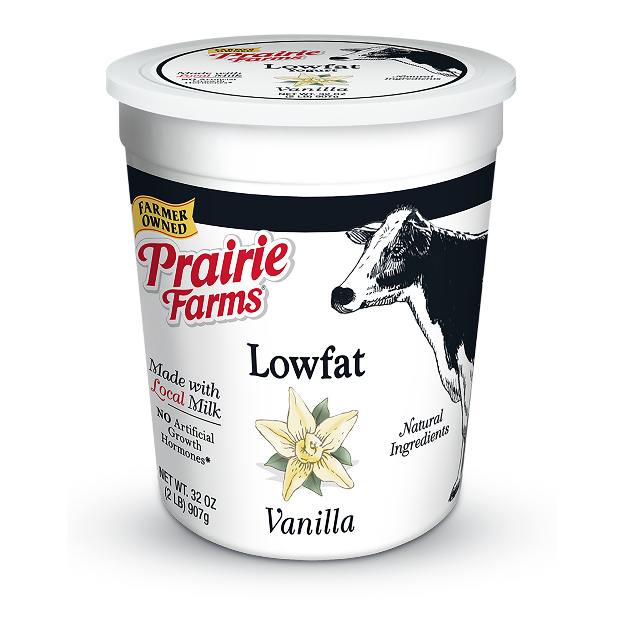 Lowfat Vanilla Yogurt Prairie Farms Dairy Inc