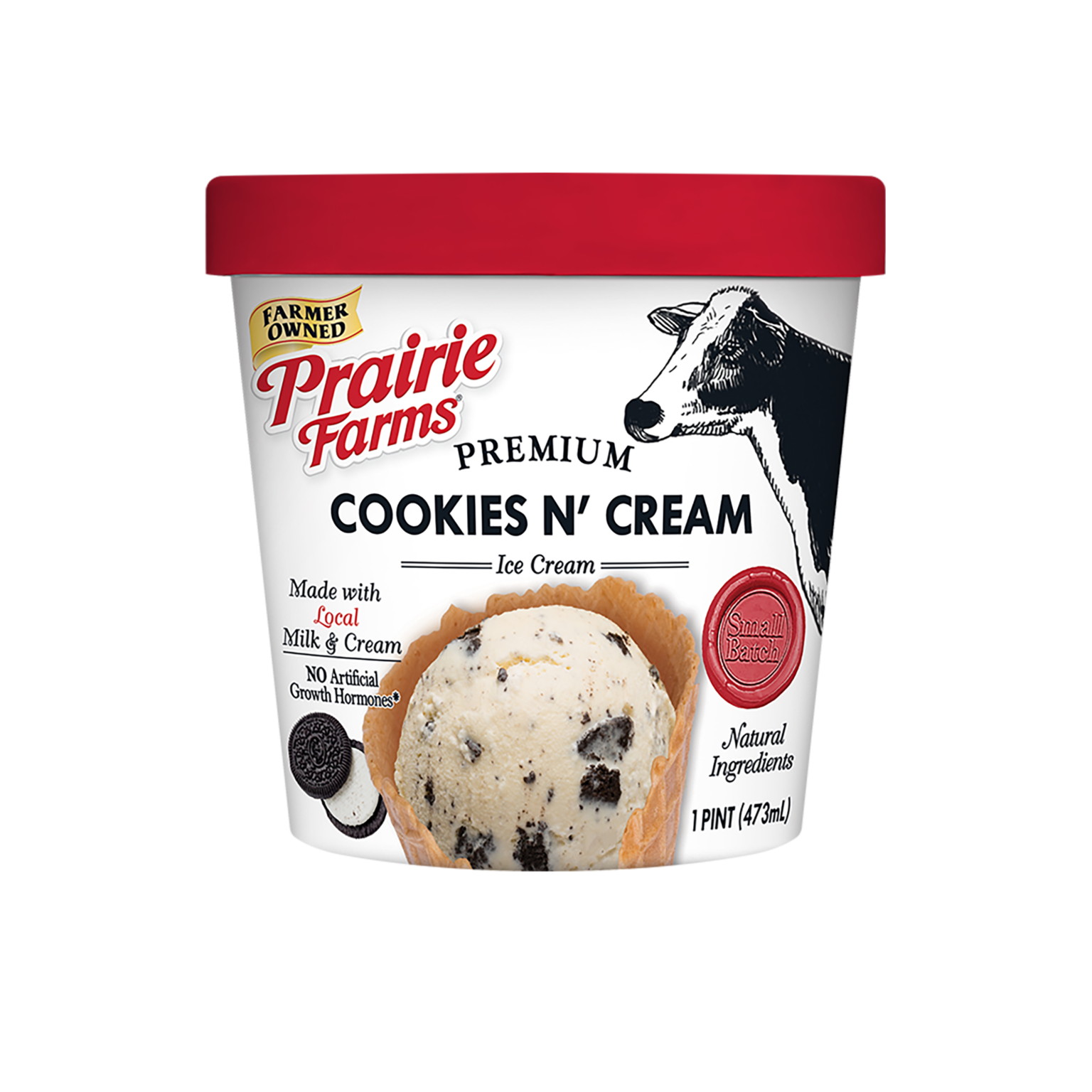 Cookies N Cream Ice Cream Prairie Farms Dairy Inc 