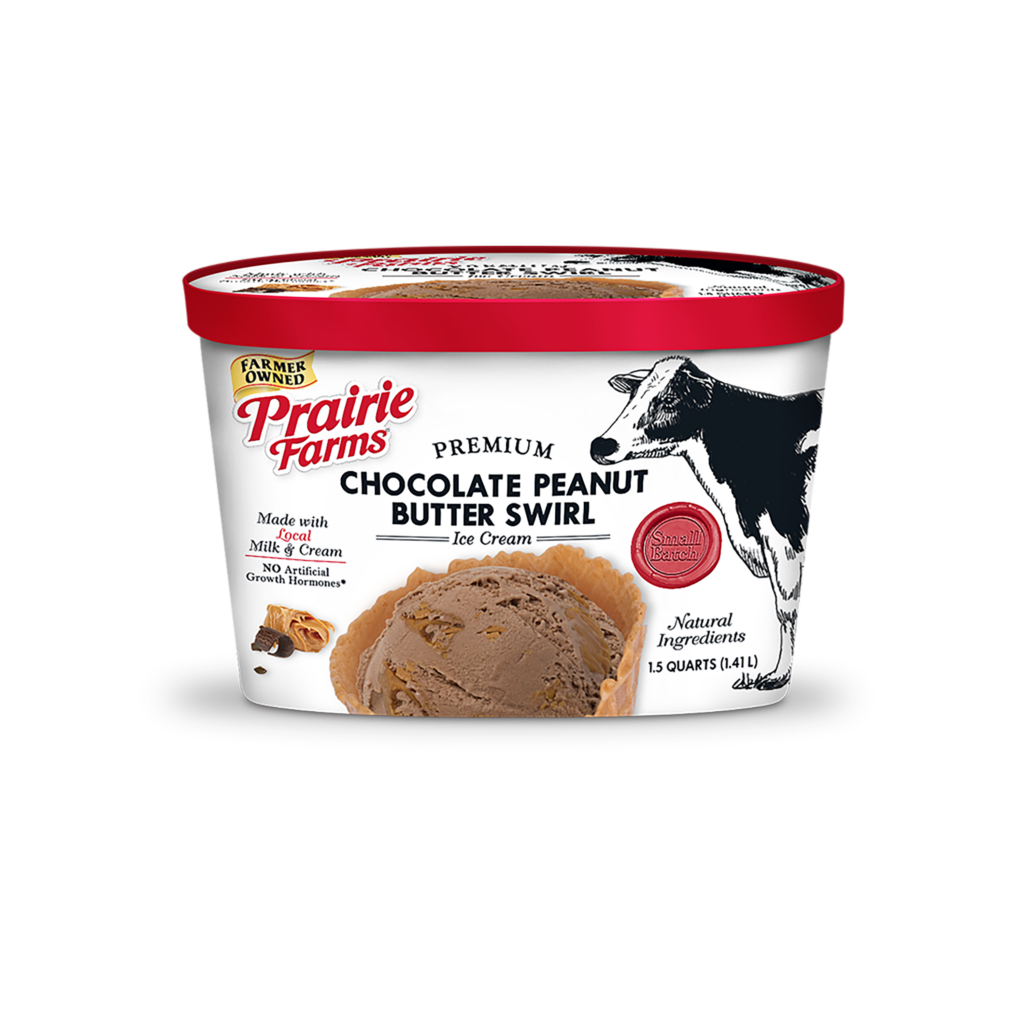 Chocolate Peanut Butter Swirl Ice Cream Prairie Farms Dairy Inc