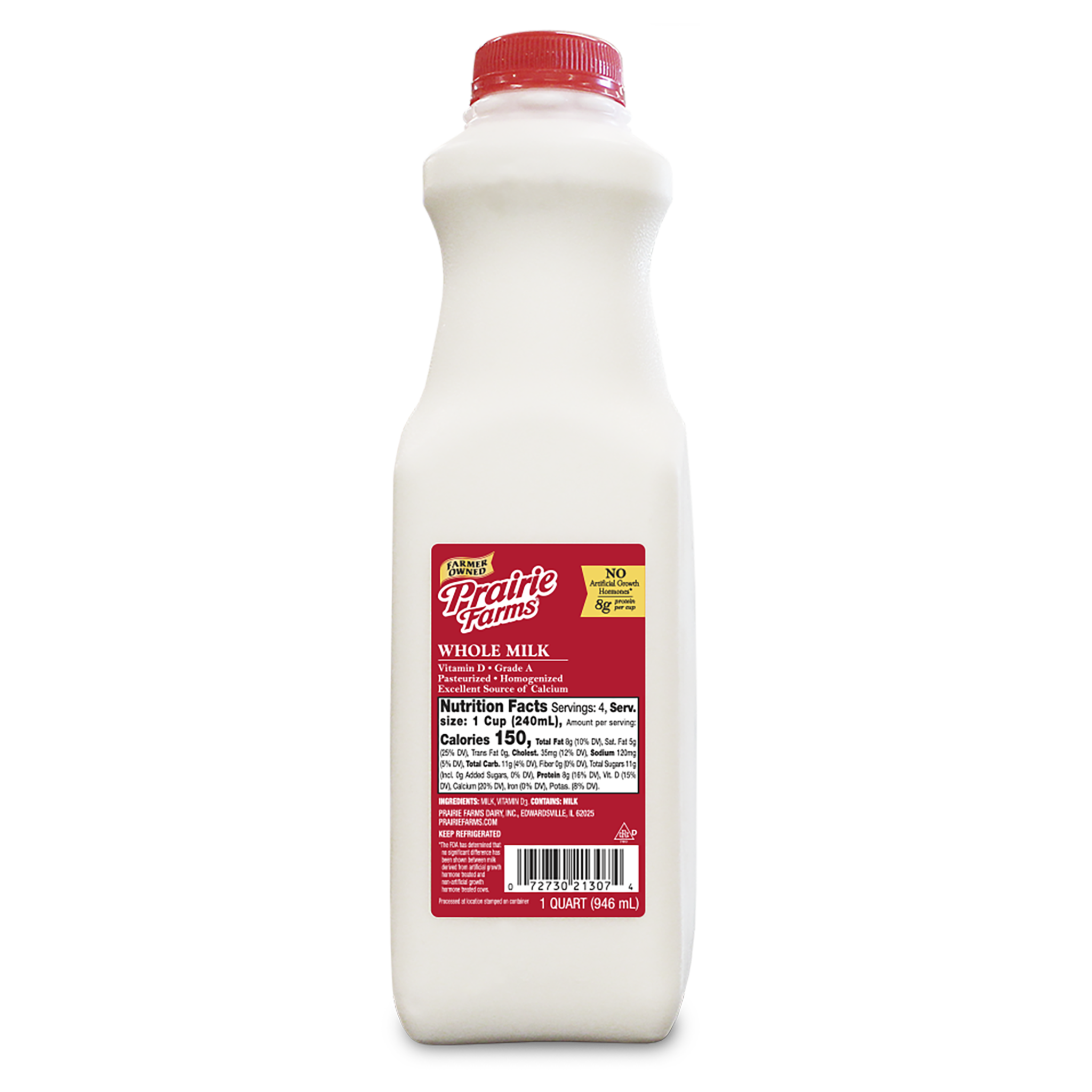 Whole, Vitamin D Milk - Prairie Farms Dairy, Inc.